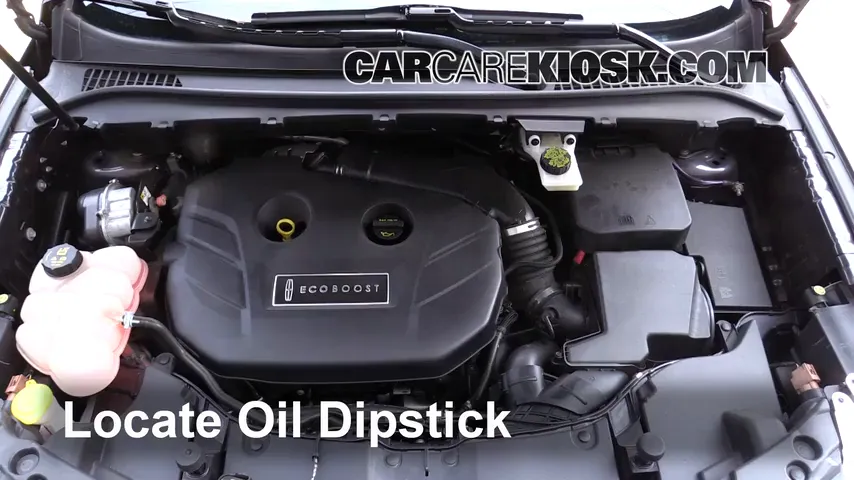 2015 Lincoln MKC 2.0L 4 Cyl. Turbo Huile Vérifier le niveau de l'huile